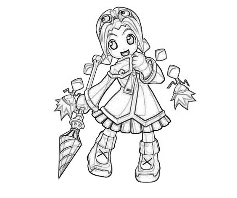 Gurumin Parin Happy Coloring Pages gurumin-parin-happy-coloring-pages