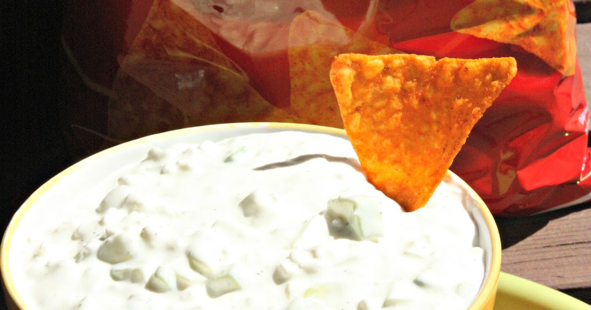 My Recipe Box Cool Cucumber Dorito Dip