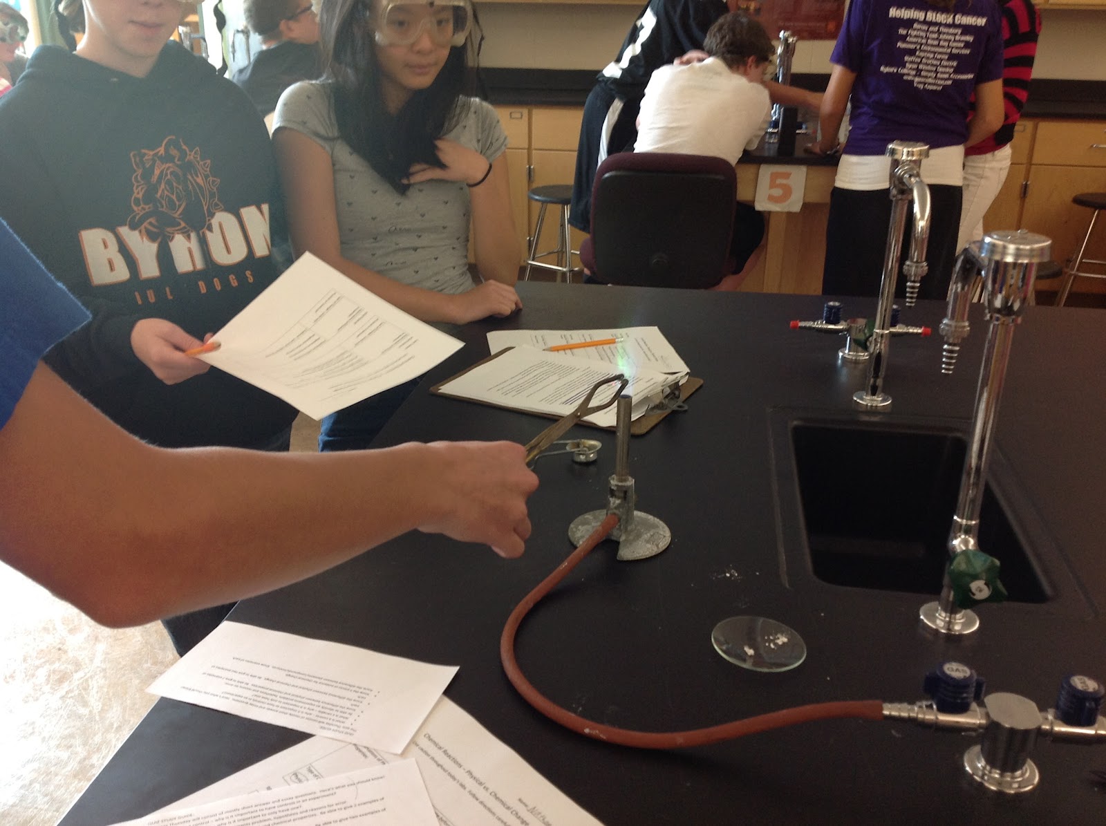 Middle School Science Geek Mr. King Chemical Reaction Lab