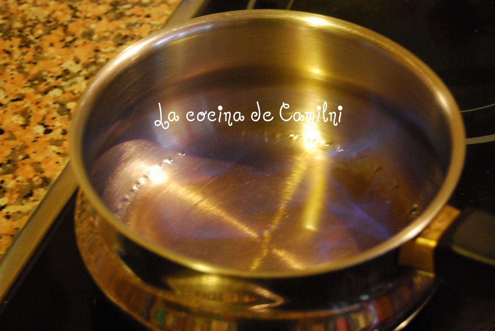 La cocina de Camilni Flan de café flambeado con brandy de Jerez