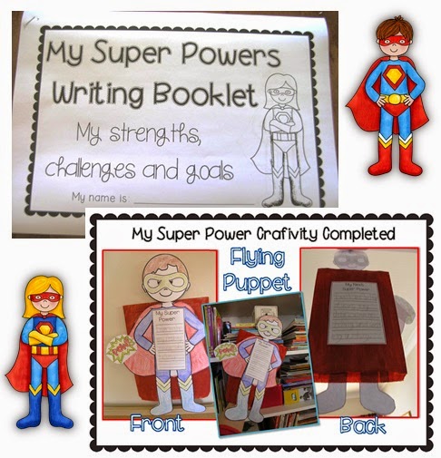 My Super Powers {Learning Goals} Craftivity