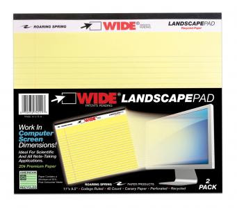Roaring Spring Paper Products Roaring Spring Paper Products, Sugar Cane, Recycled, Notebook