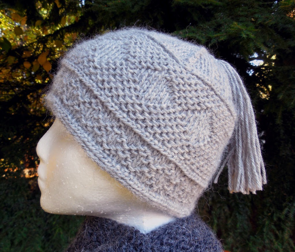 The Fiber Bug The Story Behind the Diamonds Twined Knitted Cap