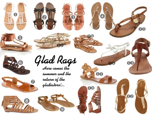 h&m gladiator sandals