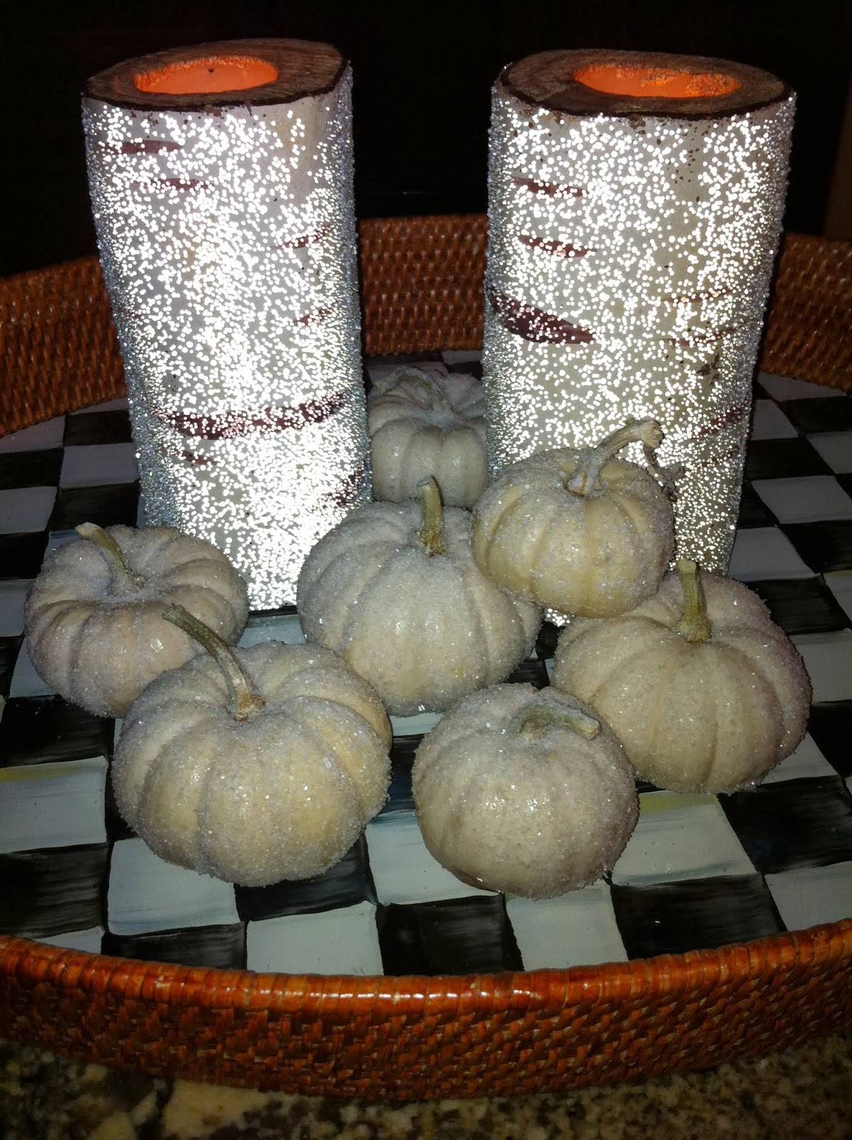 Seasons on the Path DIY Frosted Pumpkins