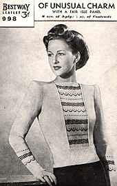 vintage sweater tutorial on sleeves