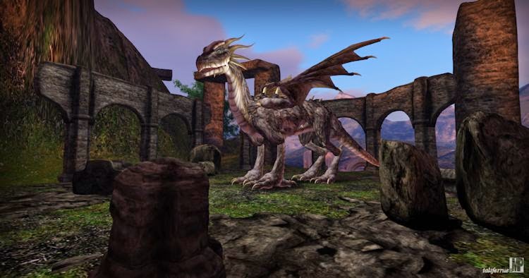 Here be dragons! Review of The Order of Avalon, a role-play scripted adventure for Second-life.