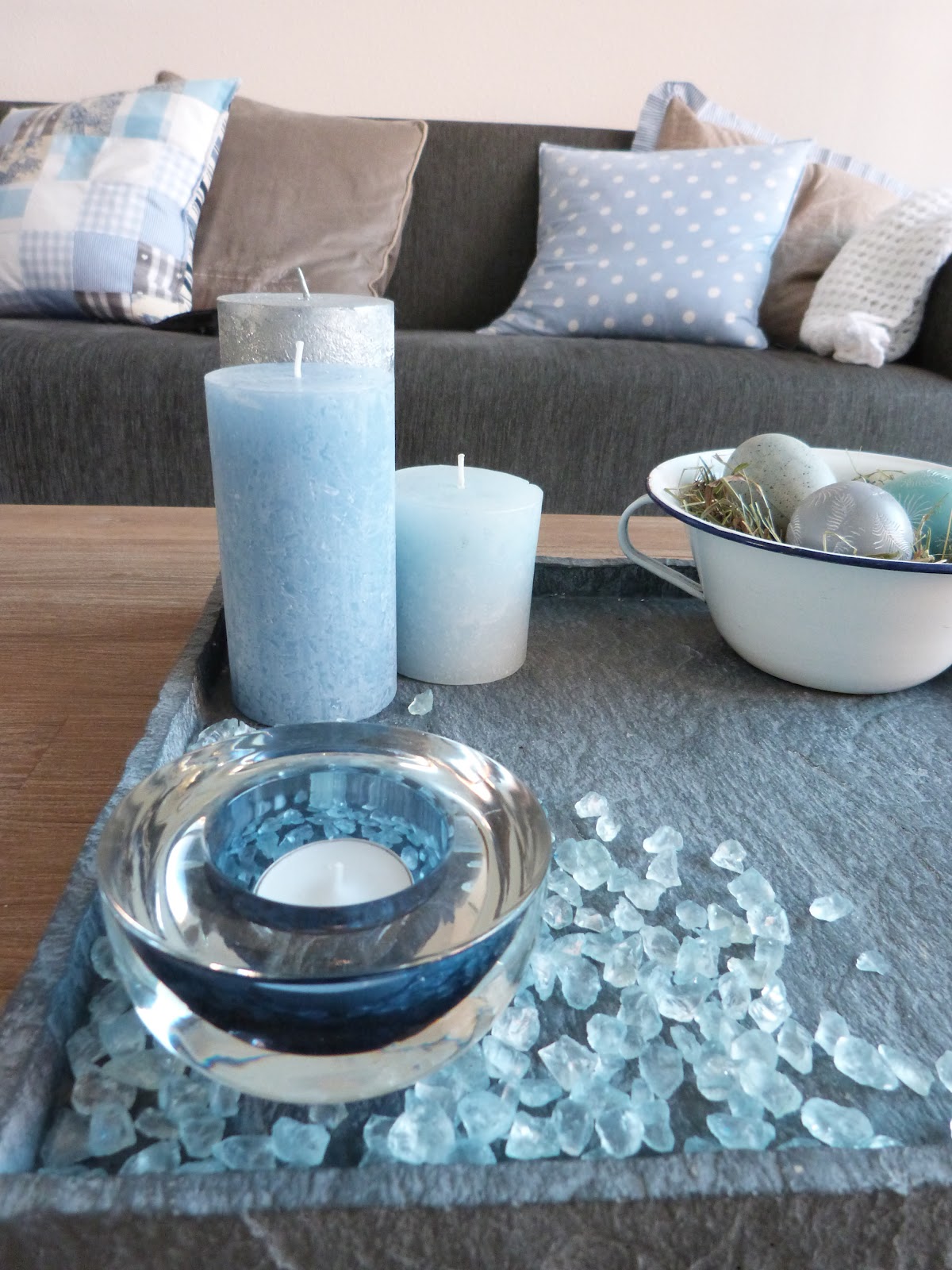 Accessoires woonkamer blauw: staan twee inspiratiefoto s van ...