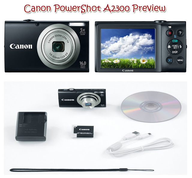 Canon PowerShot A2300 IS 16.0 MP Digital Camera