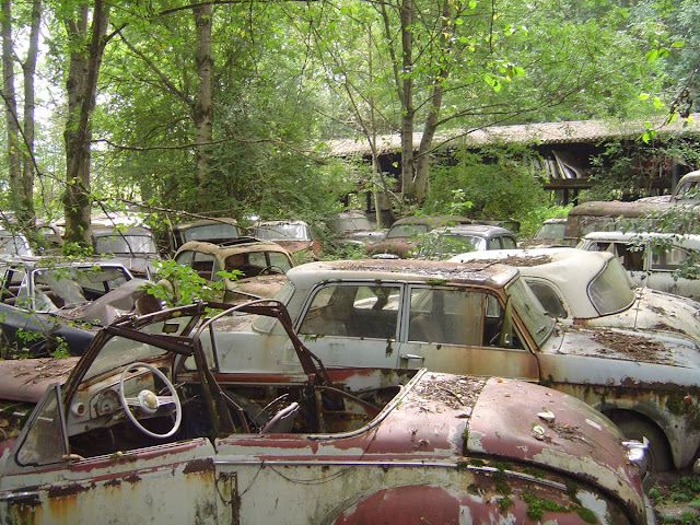 H.I.A.T. Hey, I abandoned that! Old abandoned cars in
