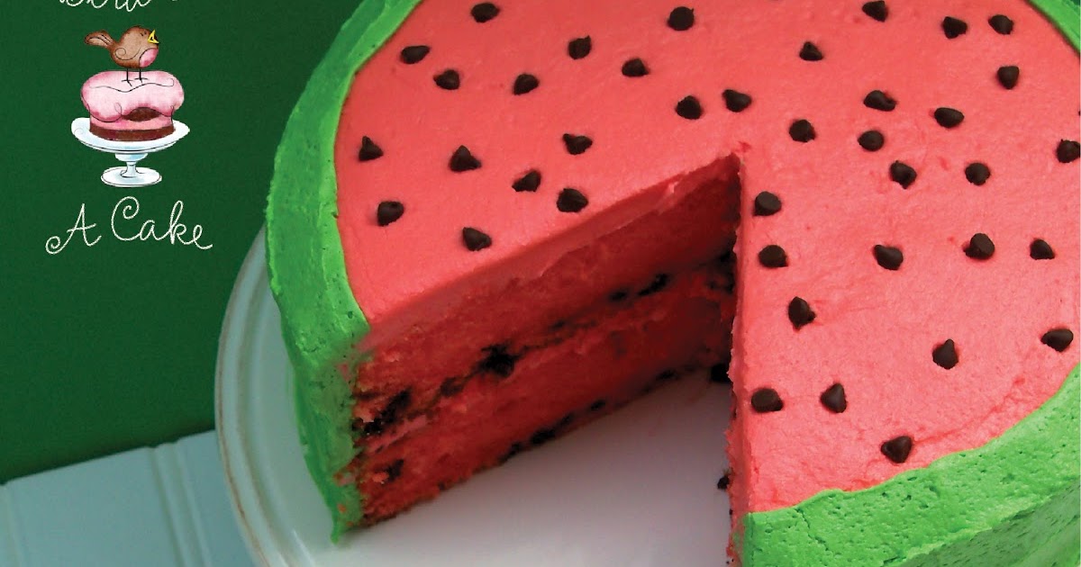 Bird On A Cake Watermelon Flavored Cake