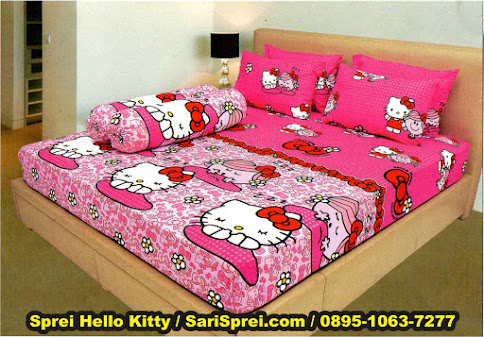 sprei hello kitty