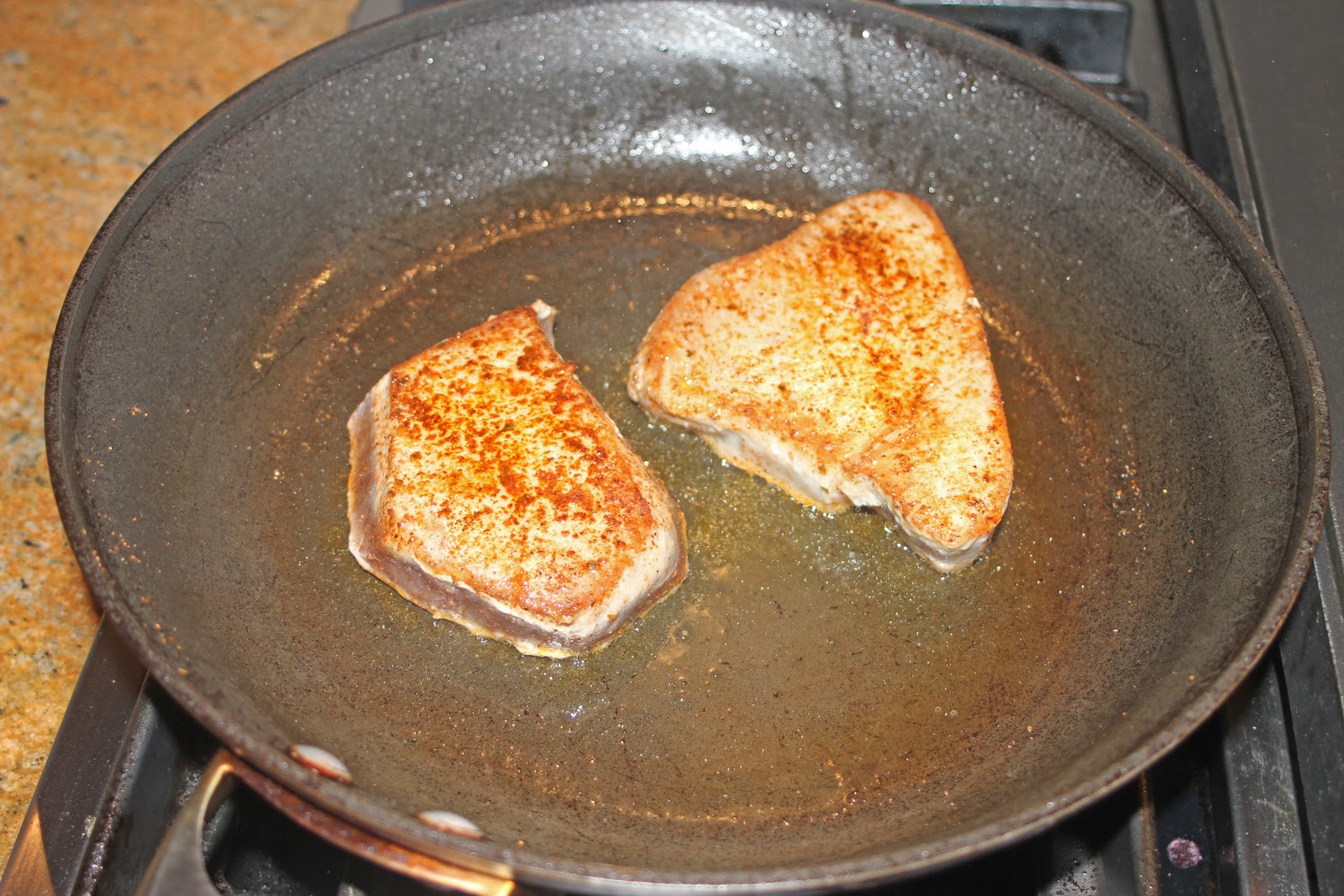 The Grub Files Cooking with Camissonia Seared Ahi Tuna with Wasabi