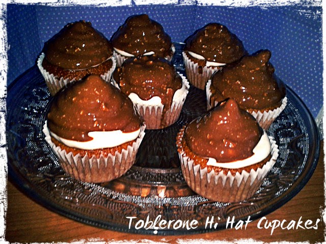 Toblerone Hi Hat Cupcakes
