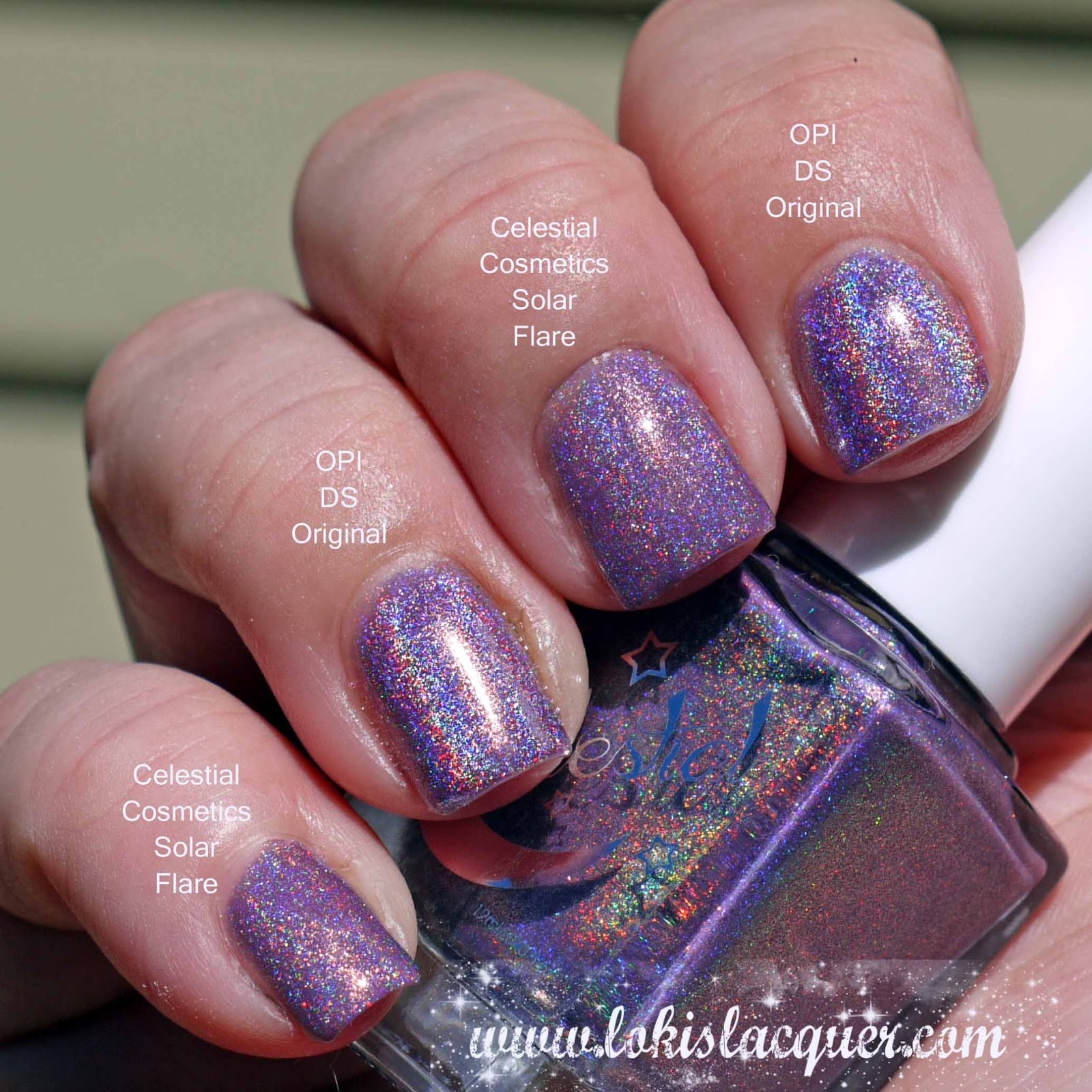 Opi Ds Original Holographic Nail Polish To Bend Light Opi Ds Original Holographic Nail Polish