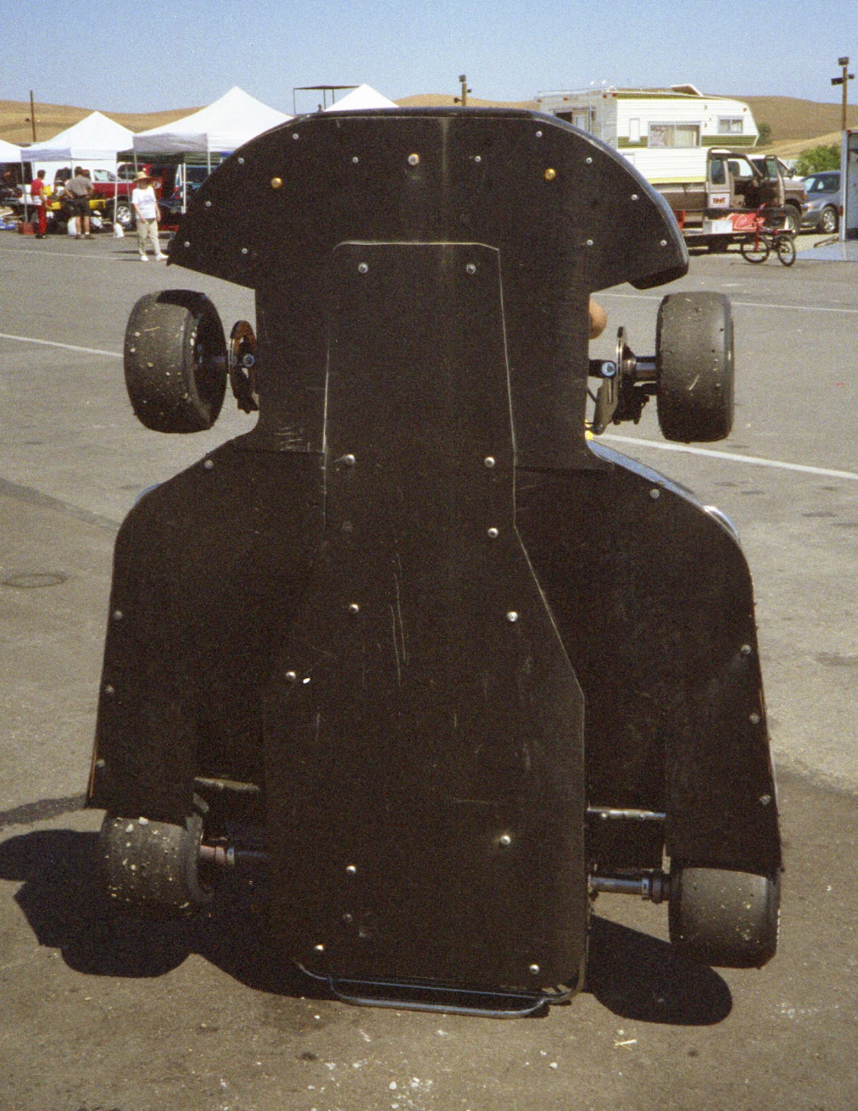 E.M.Unit U.S.A. Carbon Fiber Flat Bottom Kart