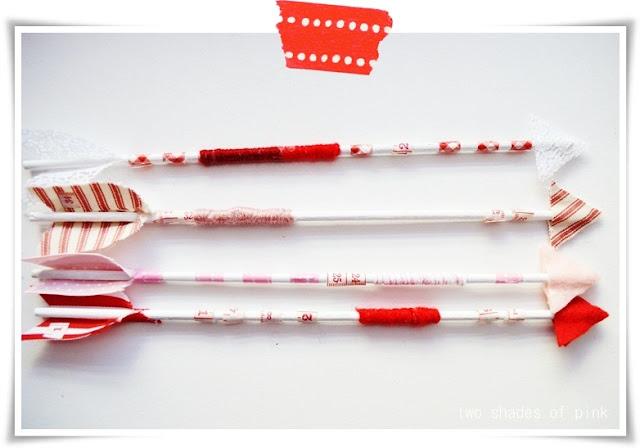 Two Shades of Pink: DIY Arrow Valentines