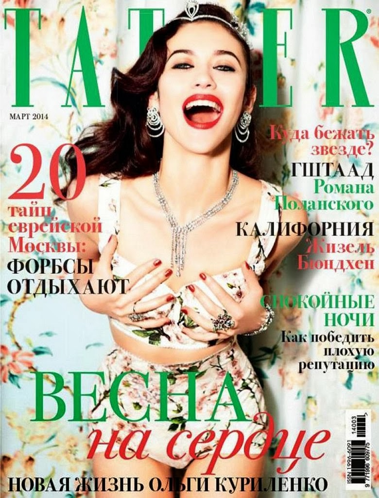 Olga Kurylenko HQ Pictures Tatler Russia Magazine Photoshoot March 2014 By Daniel Jackson
