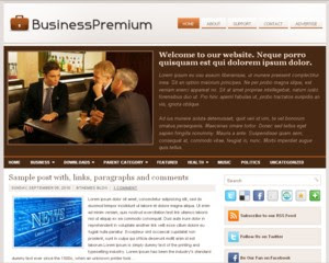 Business Premium Blogger Template