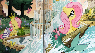 Tony Fleecs' double cover for the Fluttershy micro