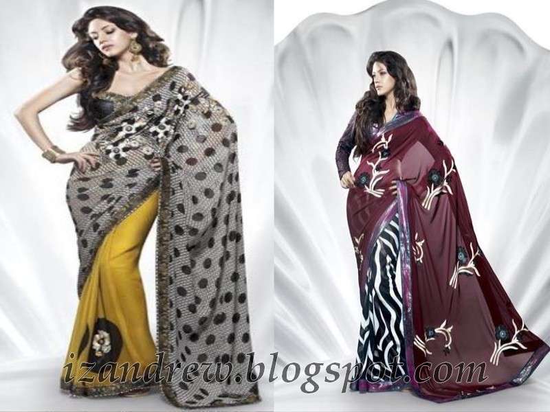 Saree Collection 2012-2013 | Shell Printed Saree for Summer/Spring Saree Collection 2012-2013 | Shell Printed Saree for Summer/Spring
