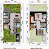 Desain 3D Denah Rumah 2 Lantai