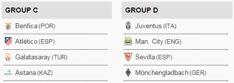 Grup C-D UEFA Champions League