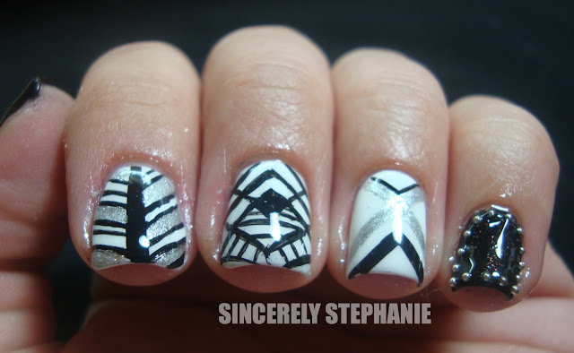 black-white-freehand-nail-art