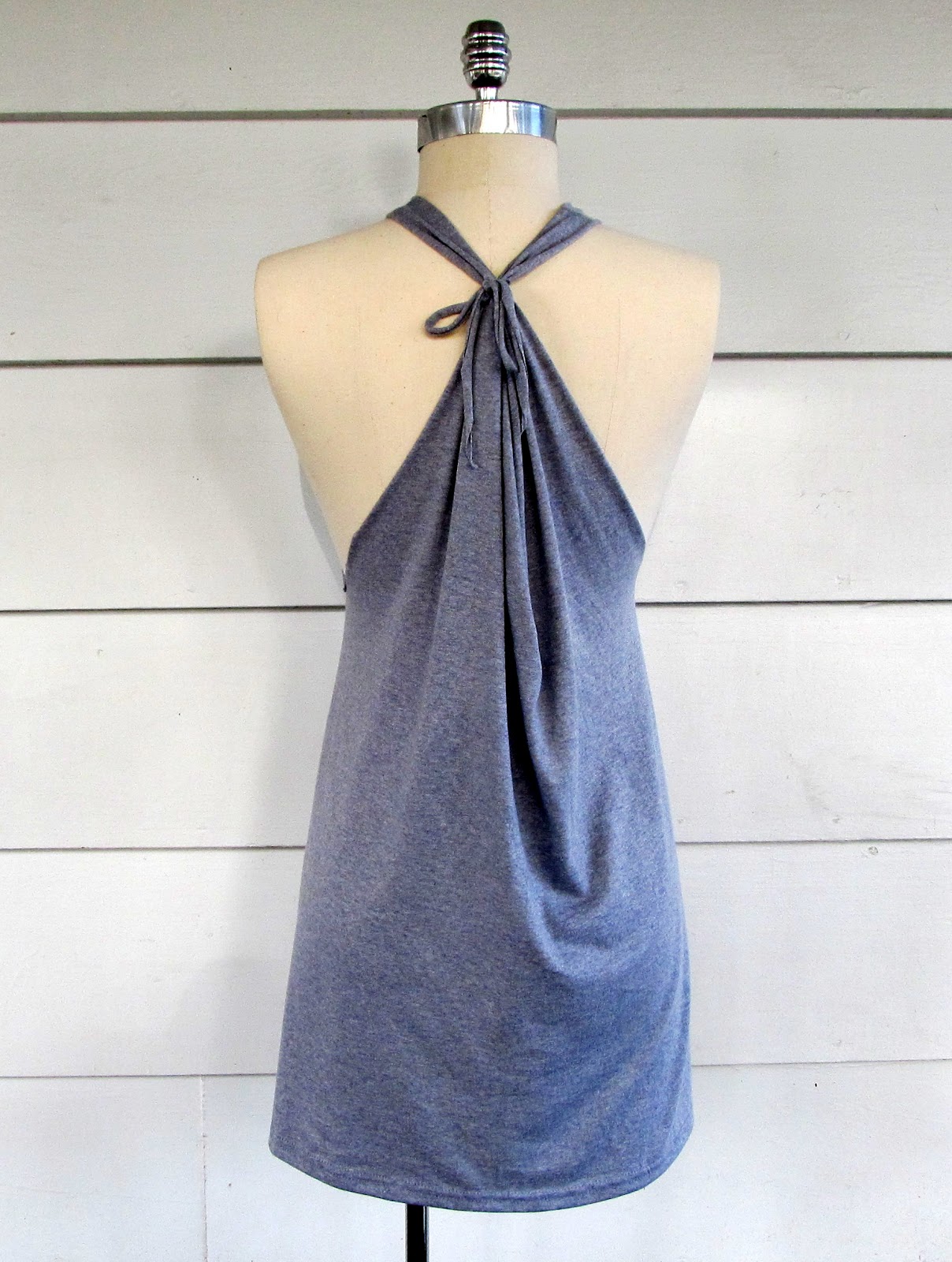 WobiSobi: Grey, No Sew Vest, DIY