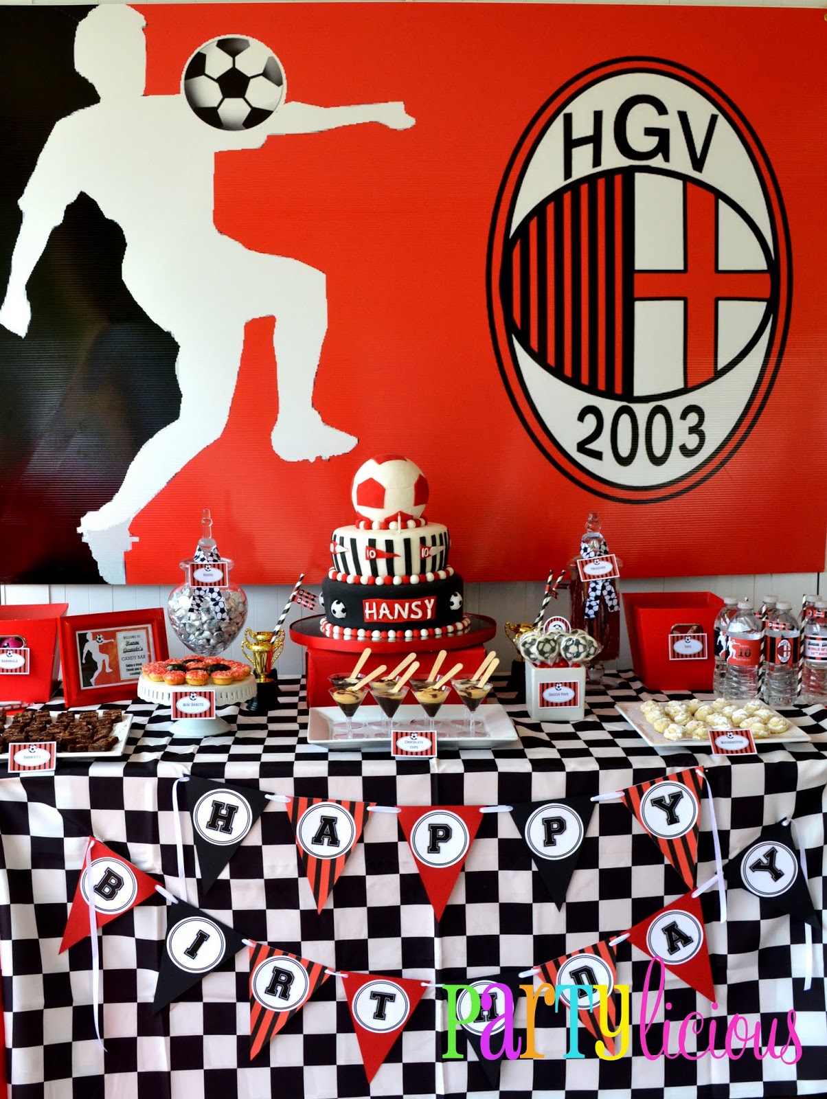 Partylicious Events PR: Soccer Birthday Party
