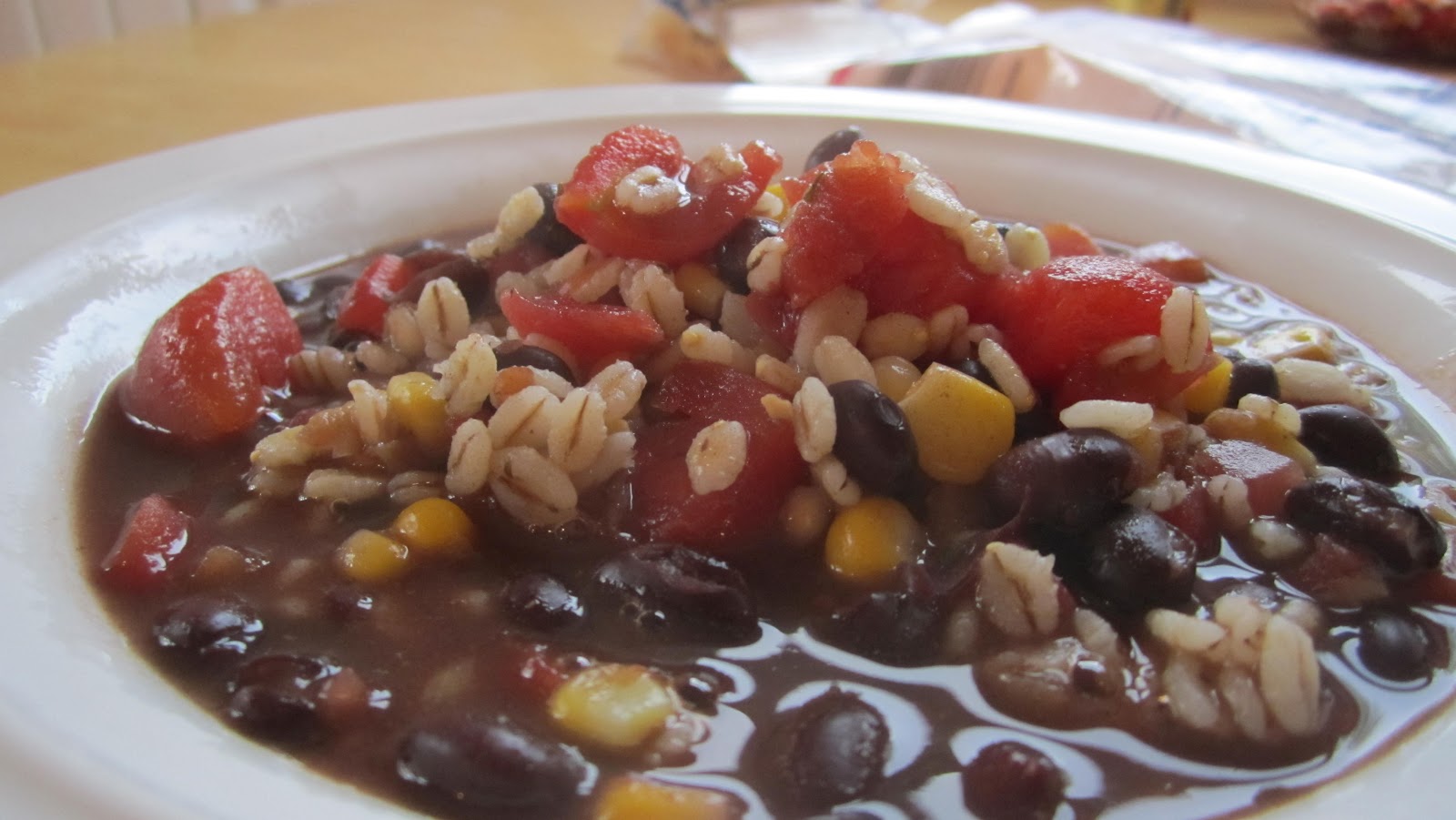 The Midwestern Wife Black Bean and Barley Soup