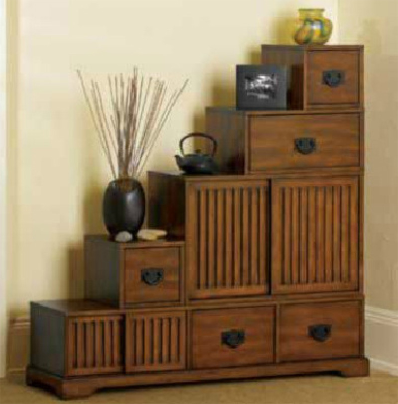 design inspired Kaidan Tansu. Simplicity of From Utility in Function