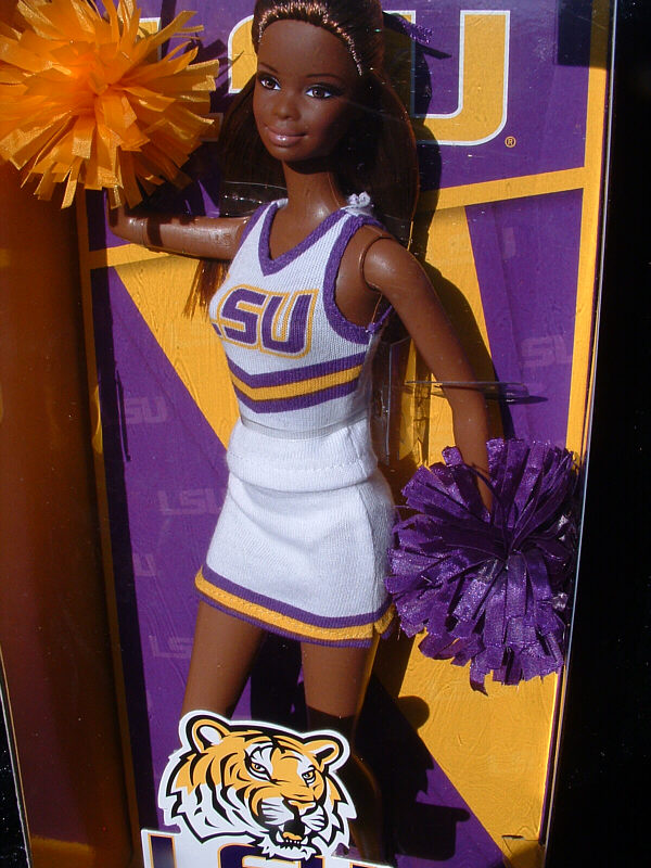 MSJ's Doll Pit: LSU Cheerleader Barbie AA version
