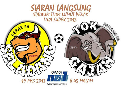 PERAK VS PAHANG LIVE STREAMING LIGA SUPER 19 FEBRUARI 2013 PERAK VS PAHANG LIVE STREAMING LIGA SUPER 19 FEBRUARI 2013
