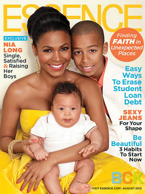 Nia Long and Her Boys Cover Essence August Issue Nia Long and Her Boys Cover Essence August Issue