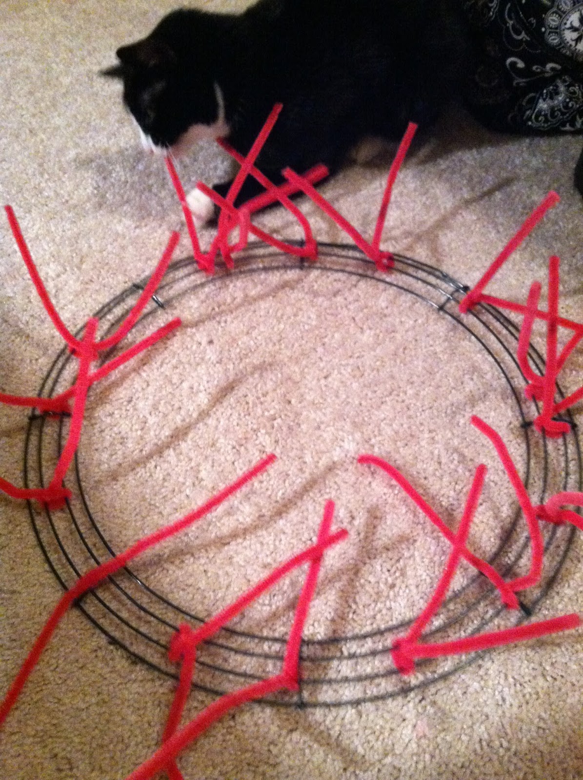 How to Make a Mesh Wreath Rachel A Tall Drink of Water