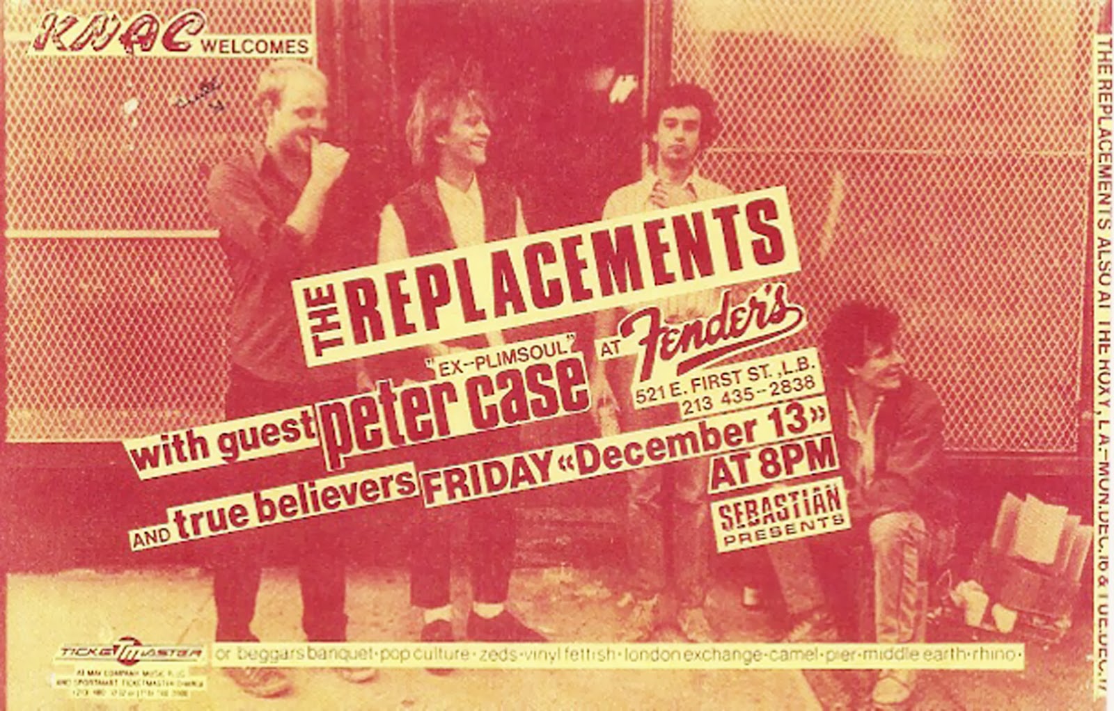 The Replacements Live Archive Project December 13, 1985, Fender’s