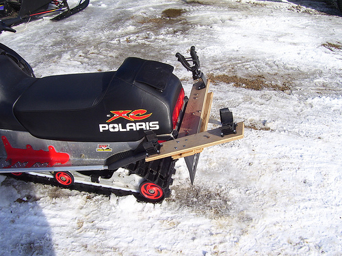 homemade ice auger rack