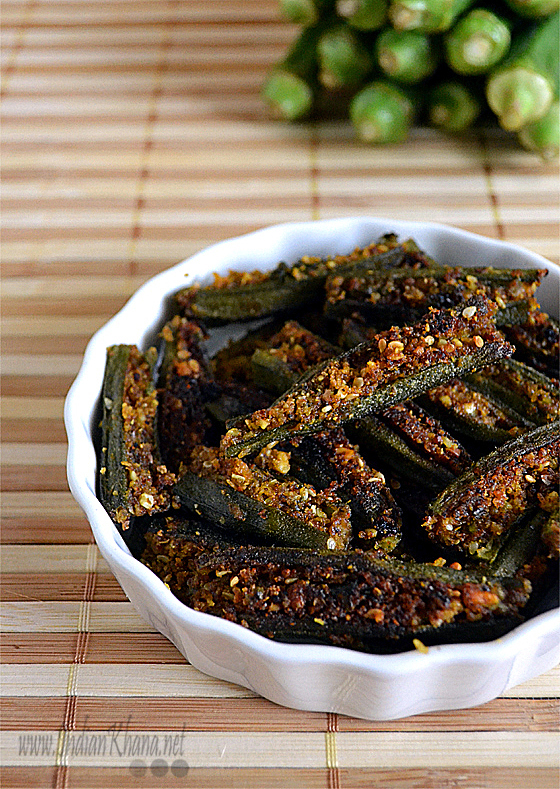Bharwa Bhindi Gujarati Bhinda Sambhariya Okra Recipes Indian Khana