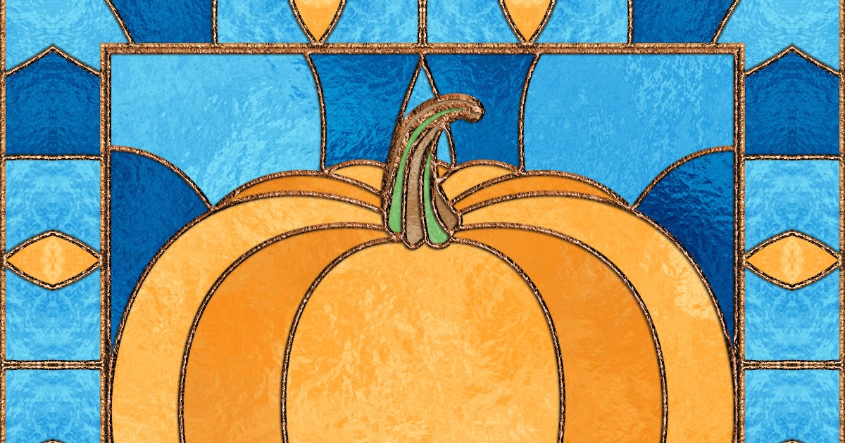 Don't Eat the Paste: Stained glass effect pumpkin gift box