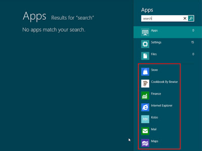 Hướng dẫn Tùy chỉnh ứng dụng tìm kiếm trong Windows 8
