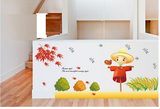Shop Decal-Tranh-Giấy dán tường TinTin trang trí nhà cửa giá rẻ cực dễ thương - 25