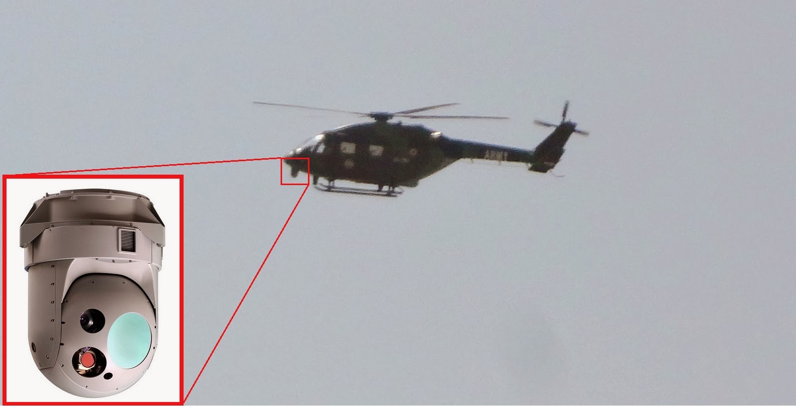 World's Armed Forces Pics HAL ALH DHRUV with Elbit COMPASS electro
