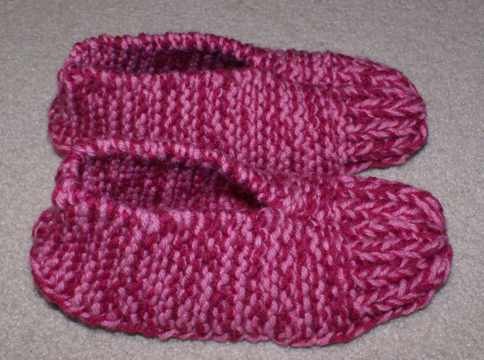 Cookies Chronicles: Easy & quick knitting project: Slippers for the ...