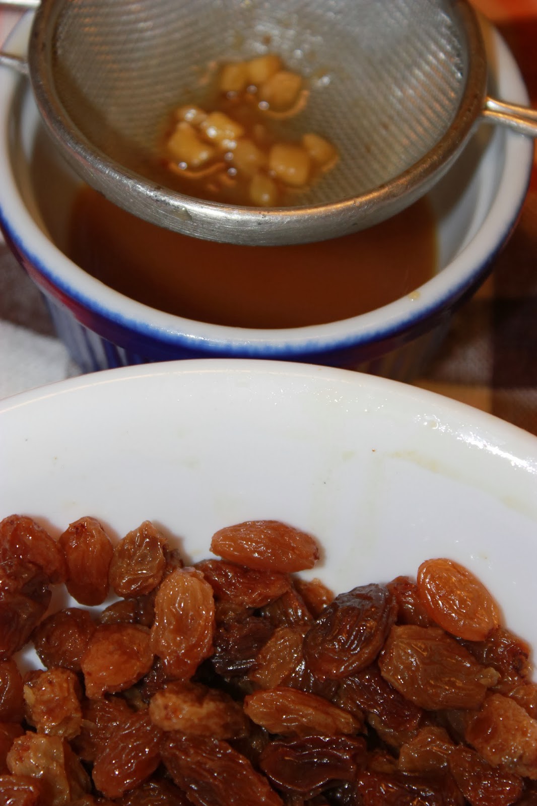 Soupedup Garden Fresh Figs Roasted in Lavender Butter with Macerated Raisins & Orange Ginger