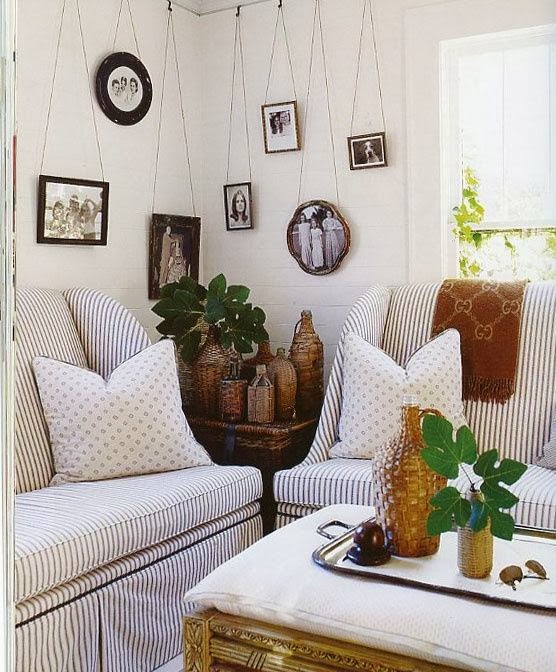 Eye For Design Decorating With Ticking Fabric
