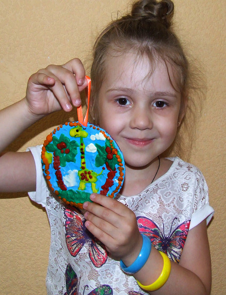 Жираф из пластилина Жираф из пластилина