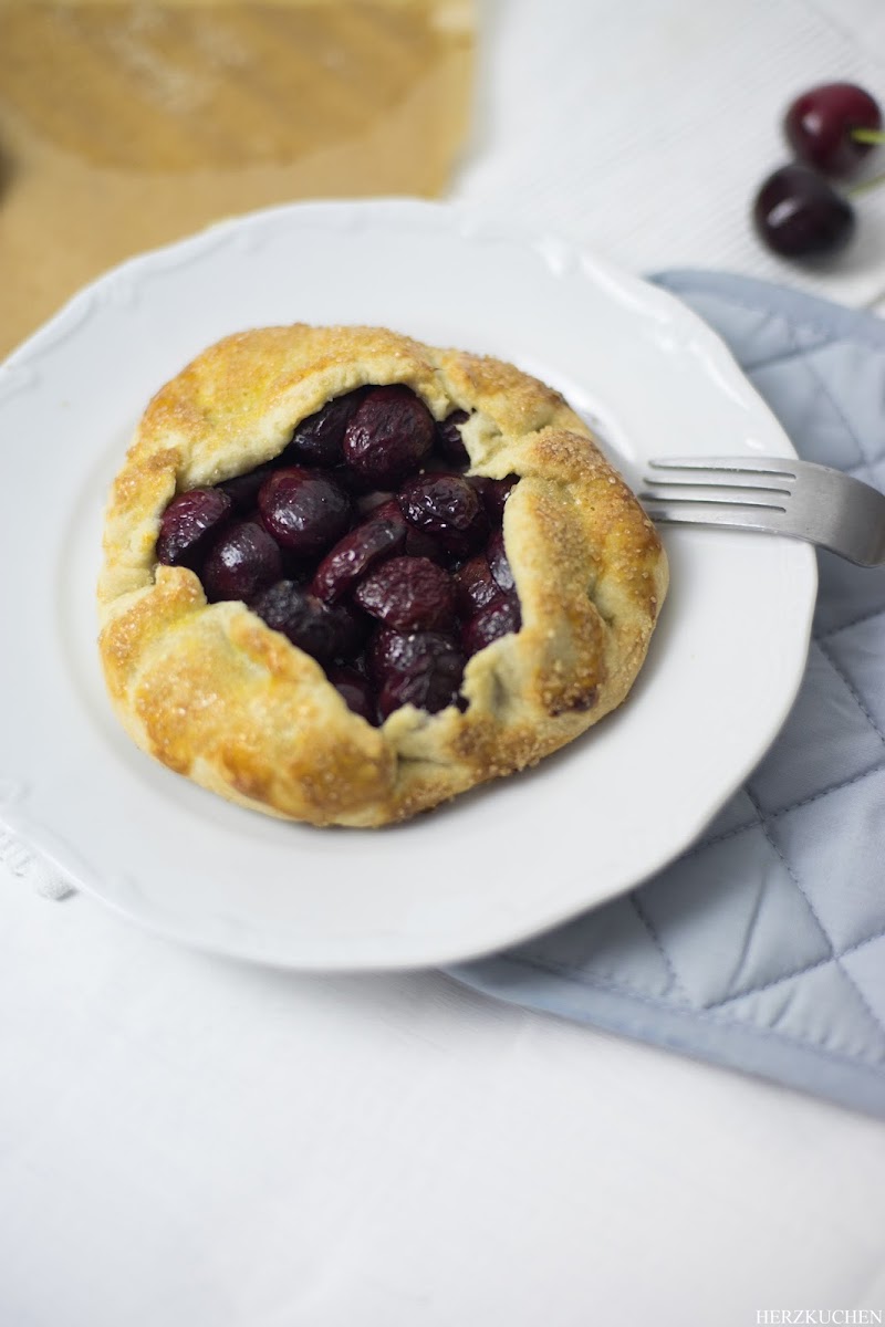 Galette mit Kirschen