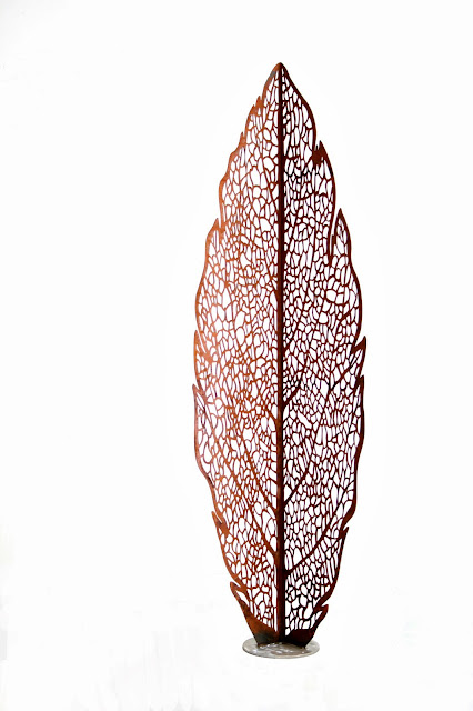 Lump Leaf Skeleton Sculpture