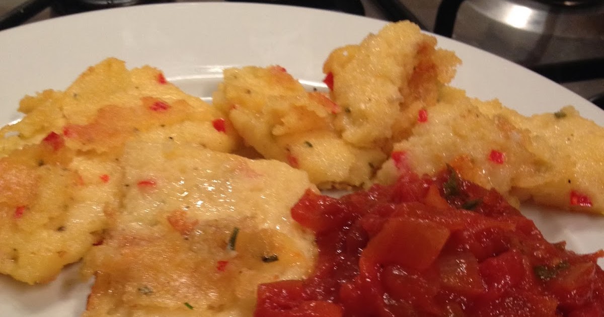 Polenta with tomato sauce Lunchforfreeatwork